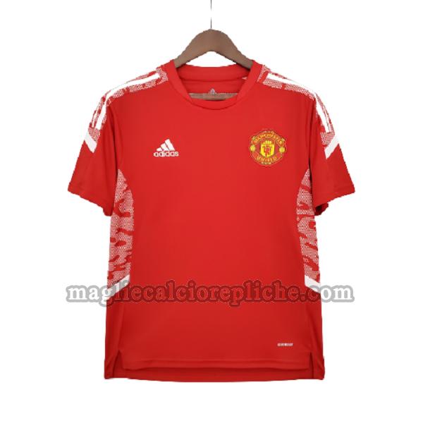 training maglie calcio manchester united 2021 2022 rosso