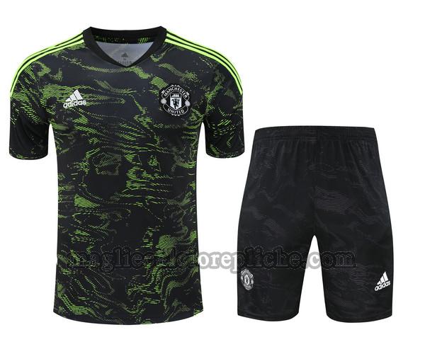 training maglie calcio manchester united 2023 2024 completo verde