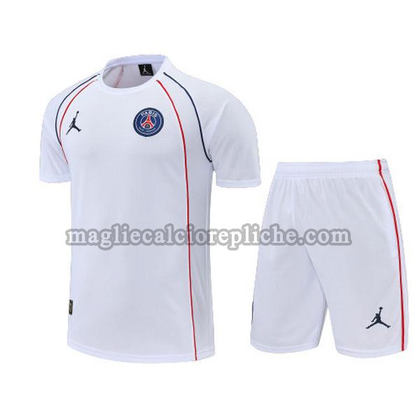 training maglie calcio psg 2022 2023 completo bianco