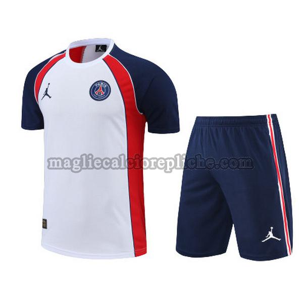 training maglie calcio psg 2022 2023 completo bianco rosso blu