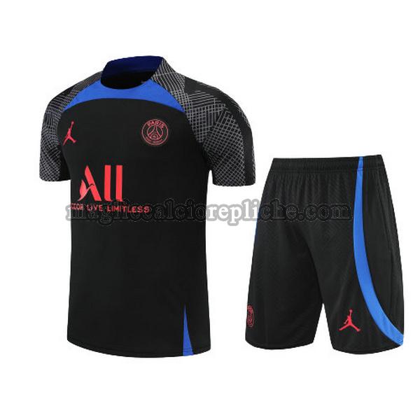 training maglie calcio psg 2022 2023 completo nero