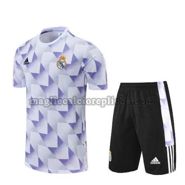 training maglie calcio real madrid 2022 2023 completo porpora