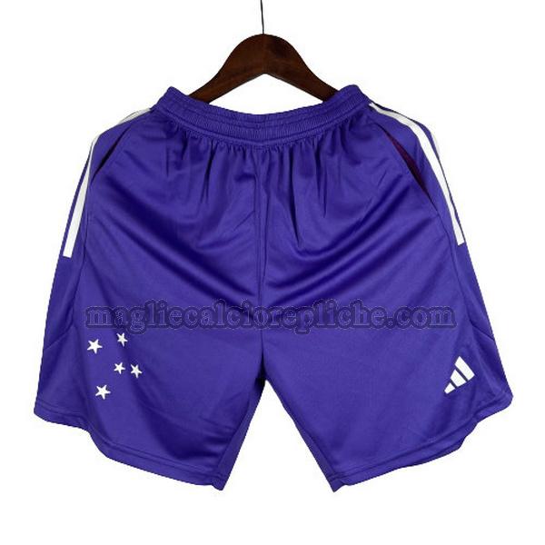 training pantaloncini calcio cruzeiro 2023 2024 completo purple