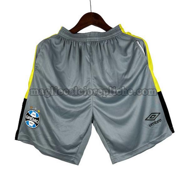 training pantaloncini calcio grêmio 2023 2024 completo grigio