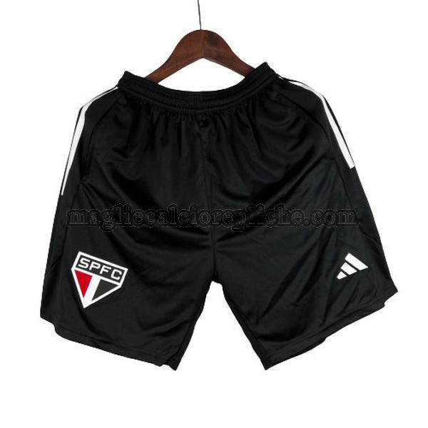 training pantaloncini calcio san paolo 2023 2024 completo nero