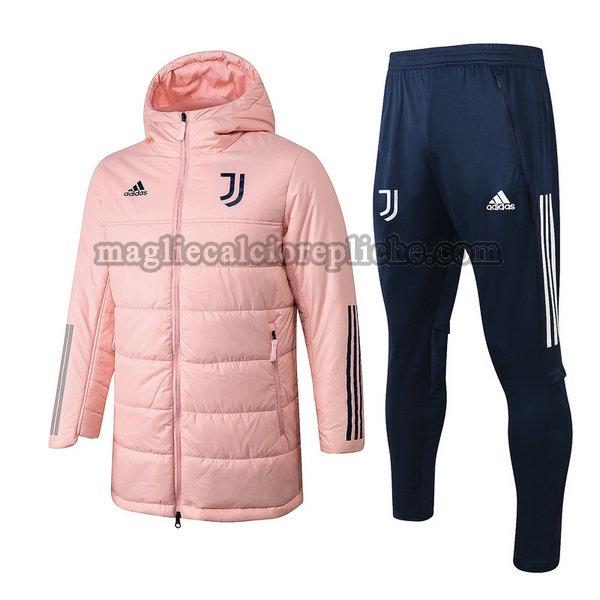 tuta sportiva piumino calcio juventus 2020 2021 completo rosa