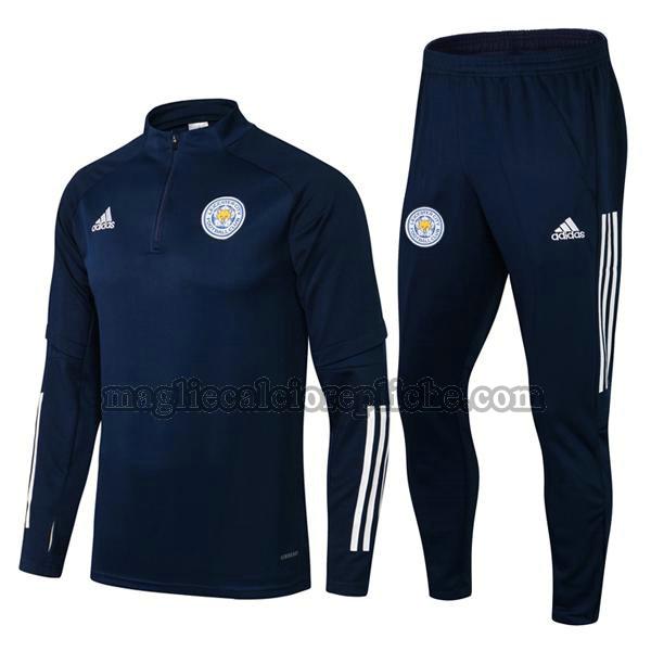 tuta sportivas calcio leicester city 2021 22 completo blu