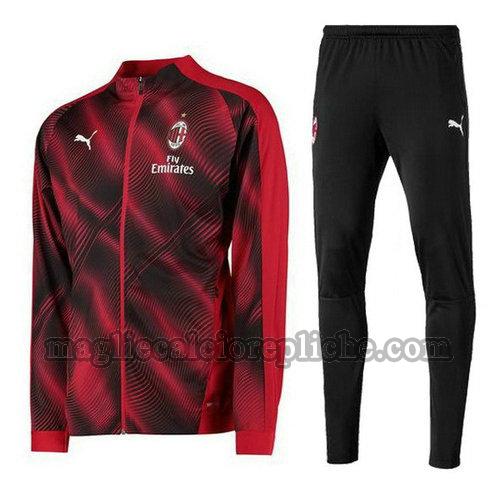 tute calcio ac milan 2019 2020 rosso marina