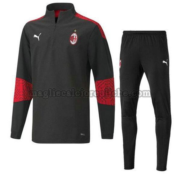 tute calcio ac milan 2020-2021 completo rosso