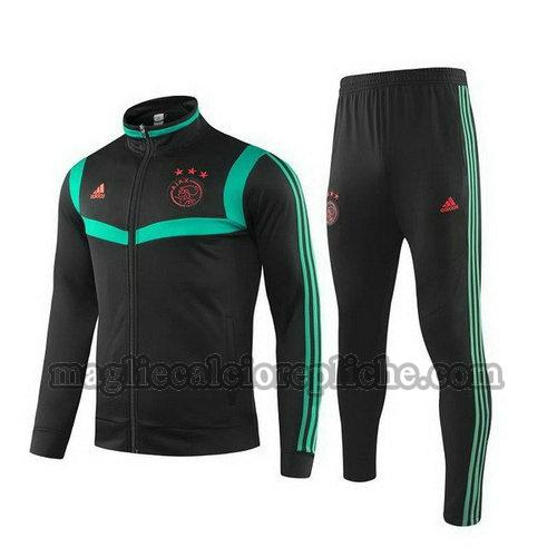 tute calcio ajax 19 20 nero verde