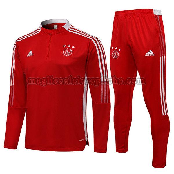 tute calcio ajax 2021 2022 completo rosso