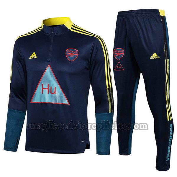 tute calcio arsenal 2021 2022 completo blu