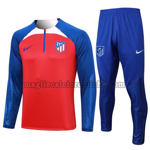 tute calcio atlético madrid 2023 2024 completo rosso blu