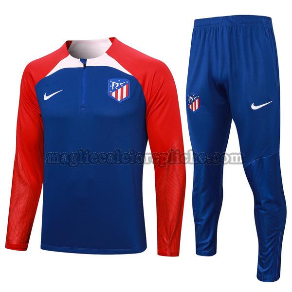 tute calcio atlético madrid 2023 24 completo blu rosso