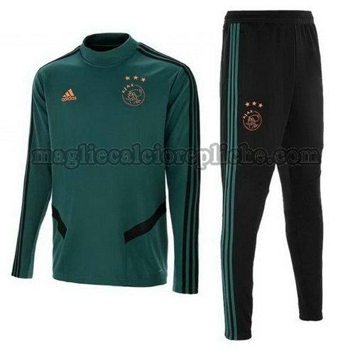 tute calcio bambino ajax 2019-2020 verde nero