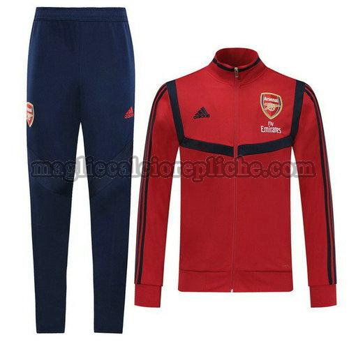 tute calcio bambino arsenal 2019-2020 nero rosso