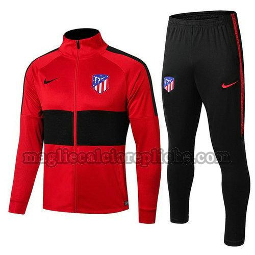 tute calcio bambino atlético madrid 2019-2020 nero rosso