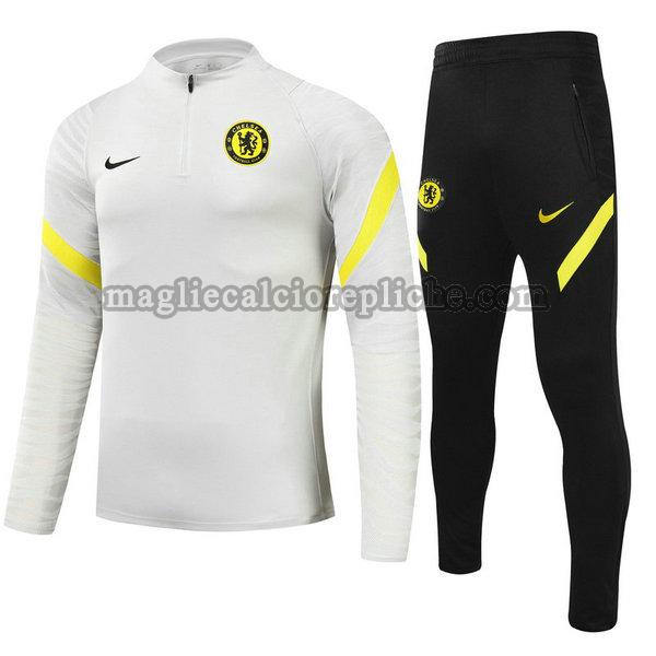 tute calcio bambino chelsea 2021 2022 completo grigio