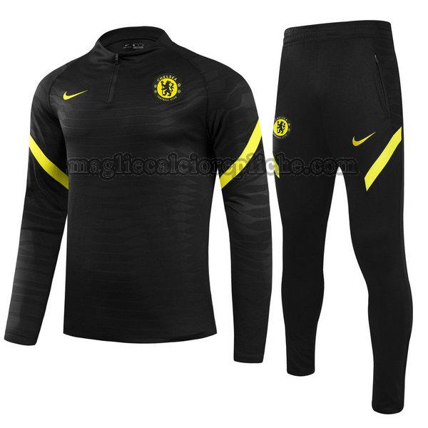 tute calcio bambino chelsea 2021 22 completo nero