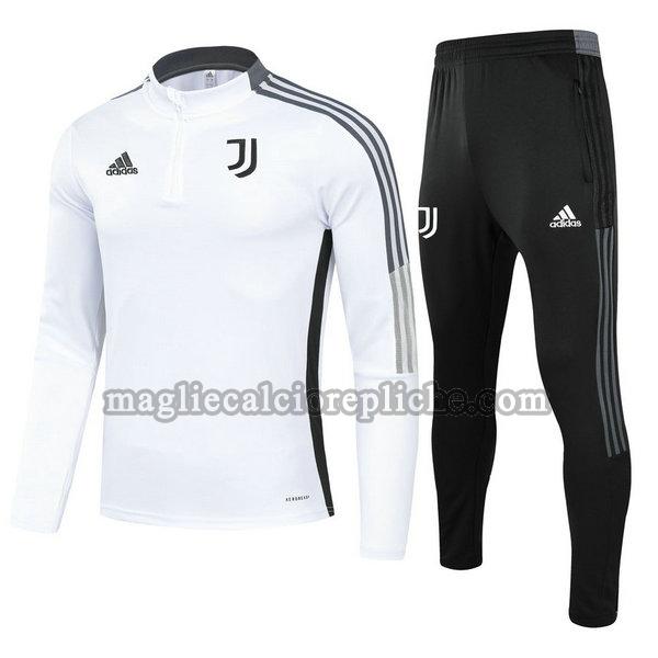 tute calcio bambino juventus 2021 2022 completo bianco