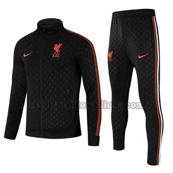 tute calcio bambino liverpool 21 22 completo nero