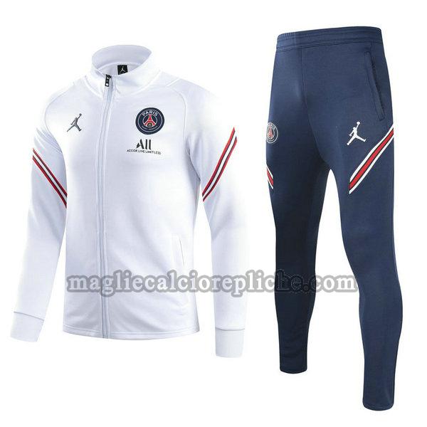 tute calcio bambino psg 2021 2022 completo bianco