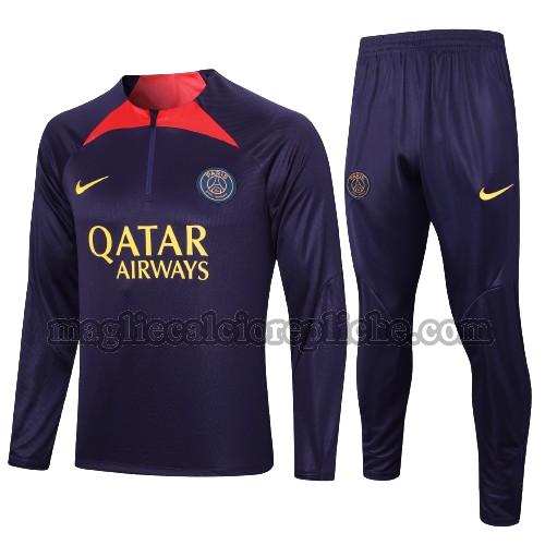 tute calcio bambino psg 2023 24 completo purple