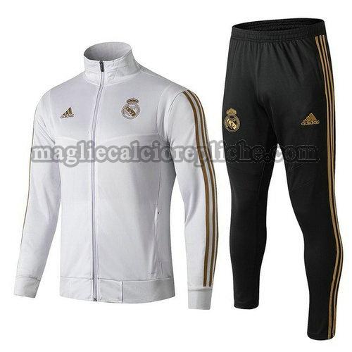 tute calcio bambino real madrid 2019 2020 bianco giallo