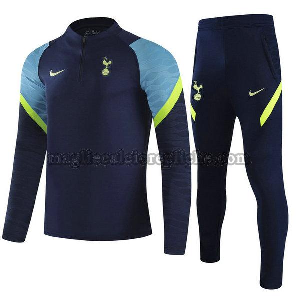 tute calcio bambino tottenham hotspur 2021 22 completo blu