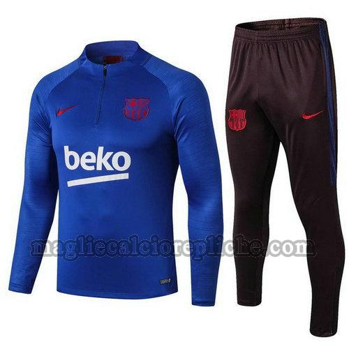 tute calcio barcellona 19-20 blu nero