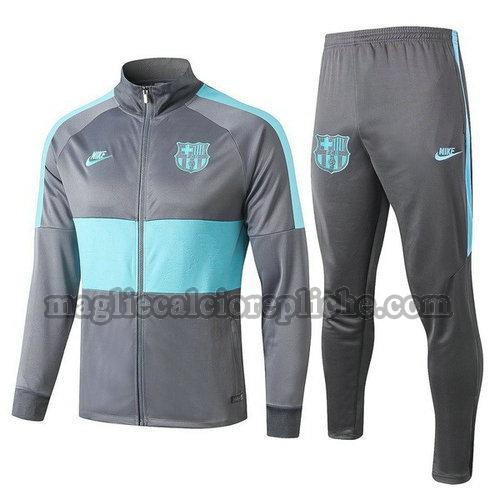 tute calcio barcellona 2019-2020 grigio blu