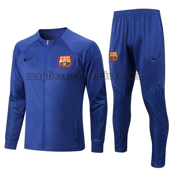 tute calcio barcellona 2022 23 completo blu