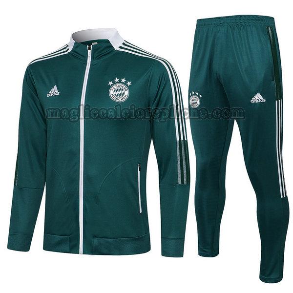 tute calcio bayern münchen 2021 2022 completo verde