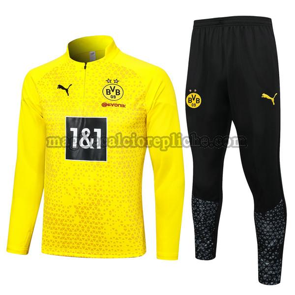 tute calcio borussia dortmund 2023 2024 completo giallo