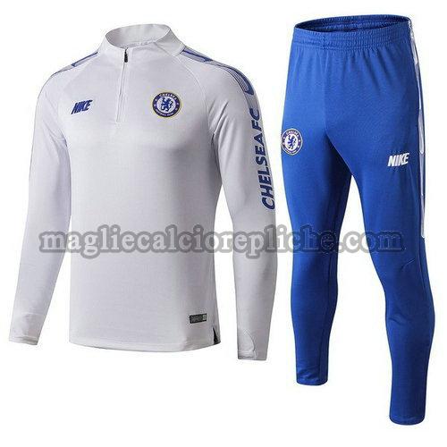 tute calcio chelsea 2019 20 bianco blu