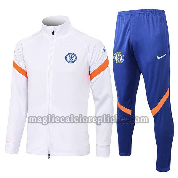 tute calcio chelsea 2021 2022 completo bianco