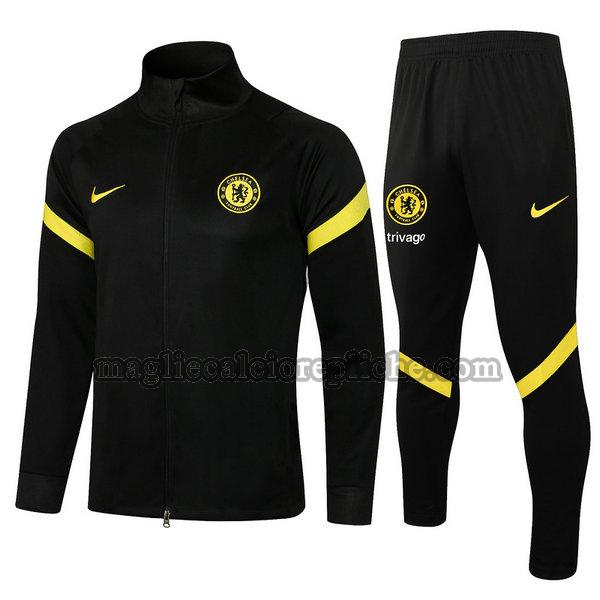 tute calcio chelsea 21 22 completo nero