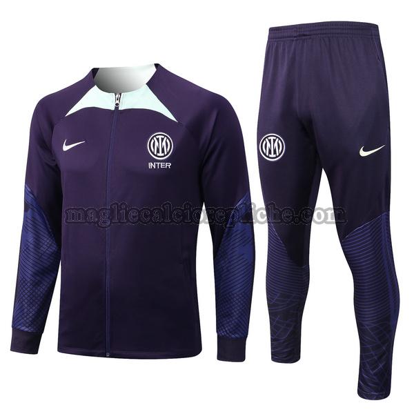 tute calcio inter 2022 2023 completo purple