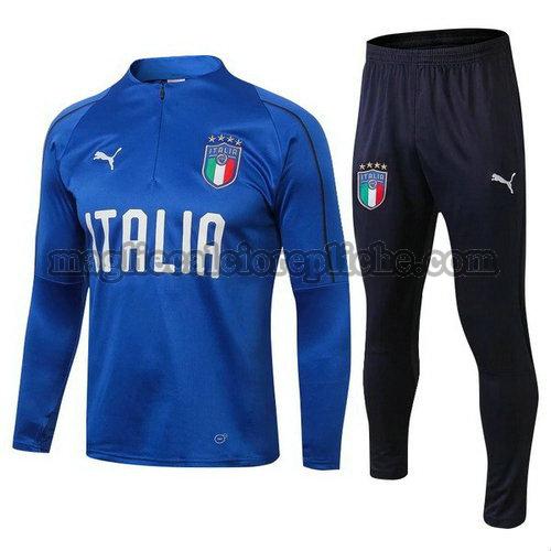 tute calcio italia 18-19 azzurro