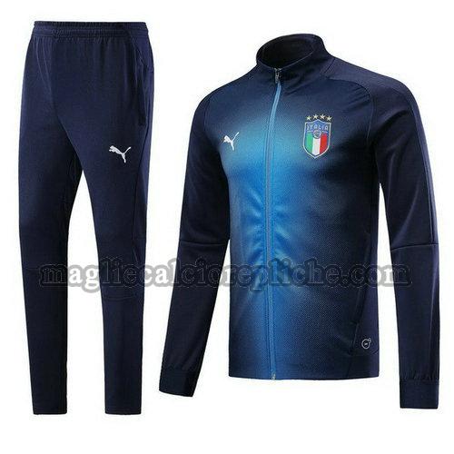 tute calcio italia 2018 nero blu