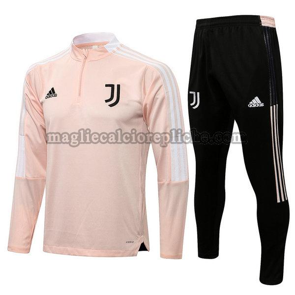 tute calcio juventus 2021 22 completo rosa