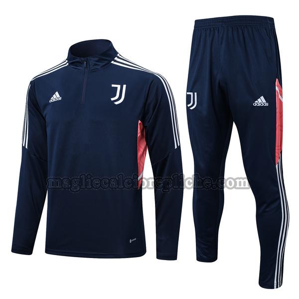 tute calcio juventus 2022 2023 completo blu