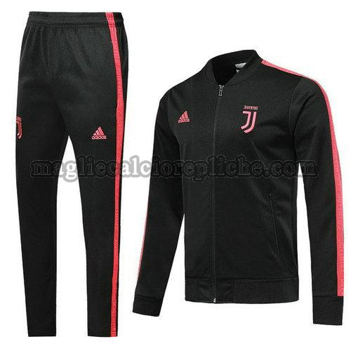 tute calcio juventus 20 nero rosa