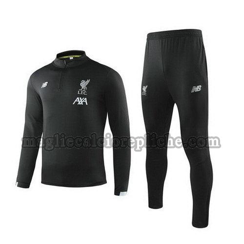 tute calcio liverpool 19-20 nero grigio