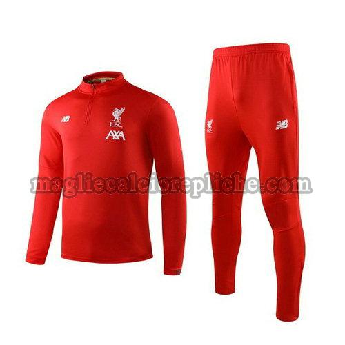 tute calcio liverpool 19-20 rosso bianco