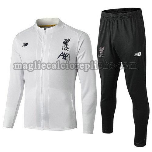 tute calcio liverpool 2019-2020 bianco nero