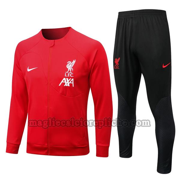 tute calcio liverpool 2022 23 completo rosso