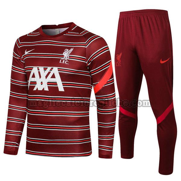 tute calcio liverpool 21 22 completo rosso