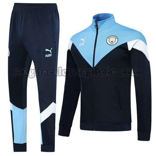 tute calcio manchester city 2019-2020 blu bianco