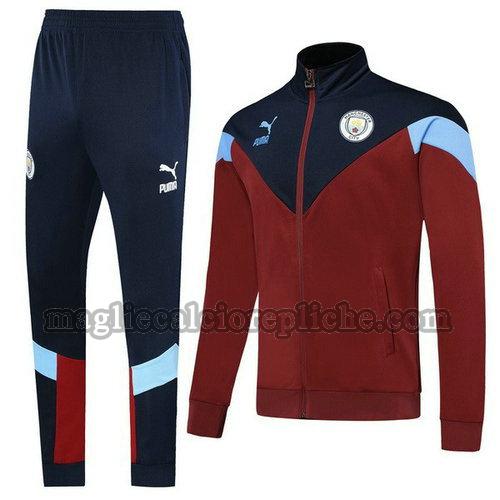 tute calcio manchester city 2019 2020 rosso blu